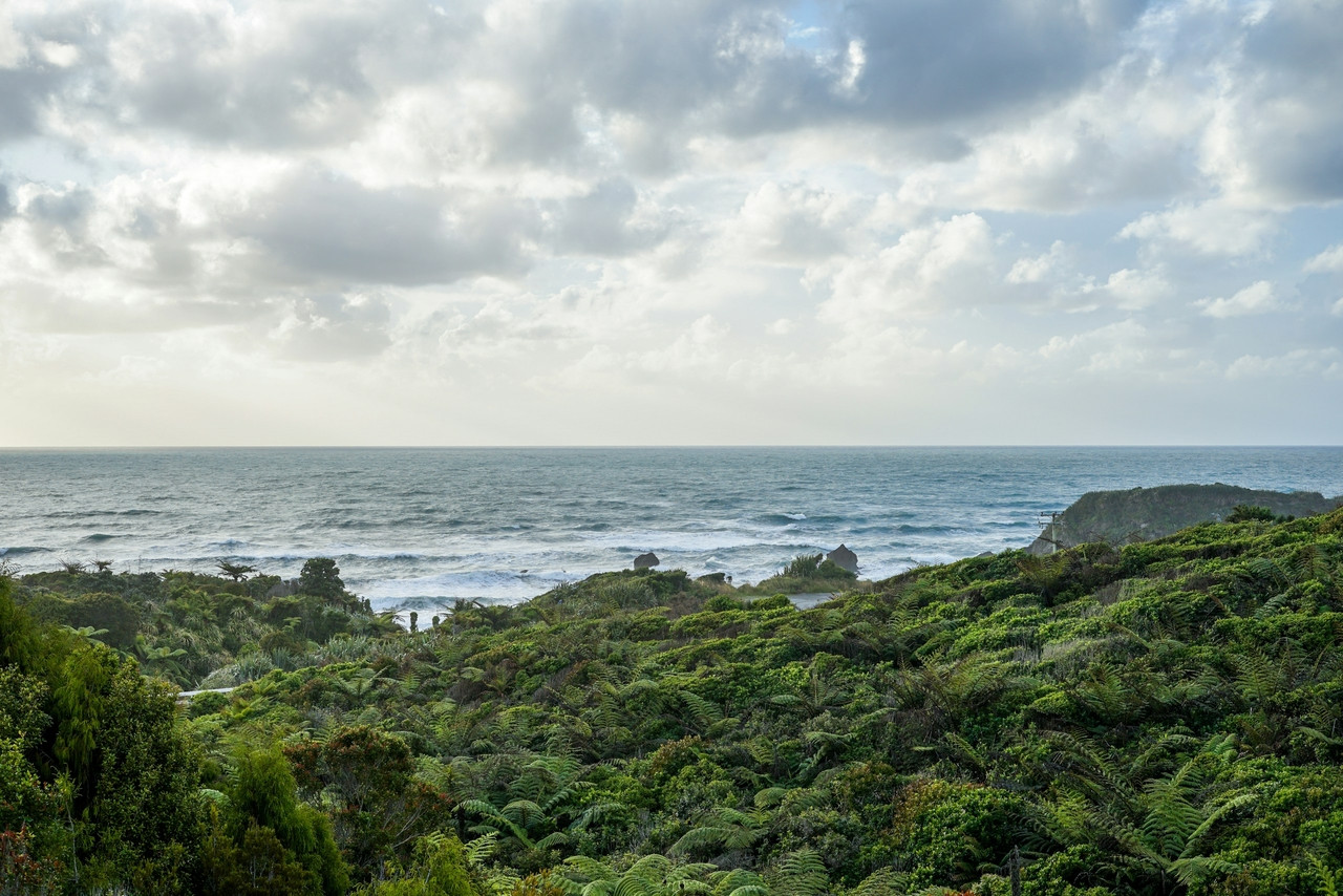 a view of a body of water from a hill, Ultra