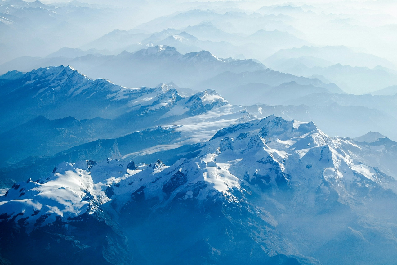 snow capped mountains at daytime, Ultra