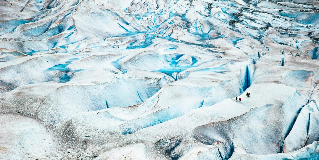 white and teal Glacier, Standard